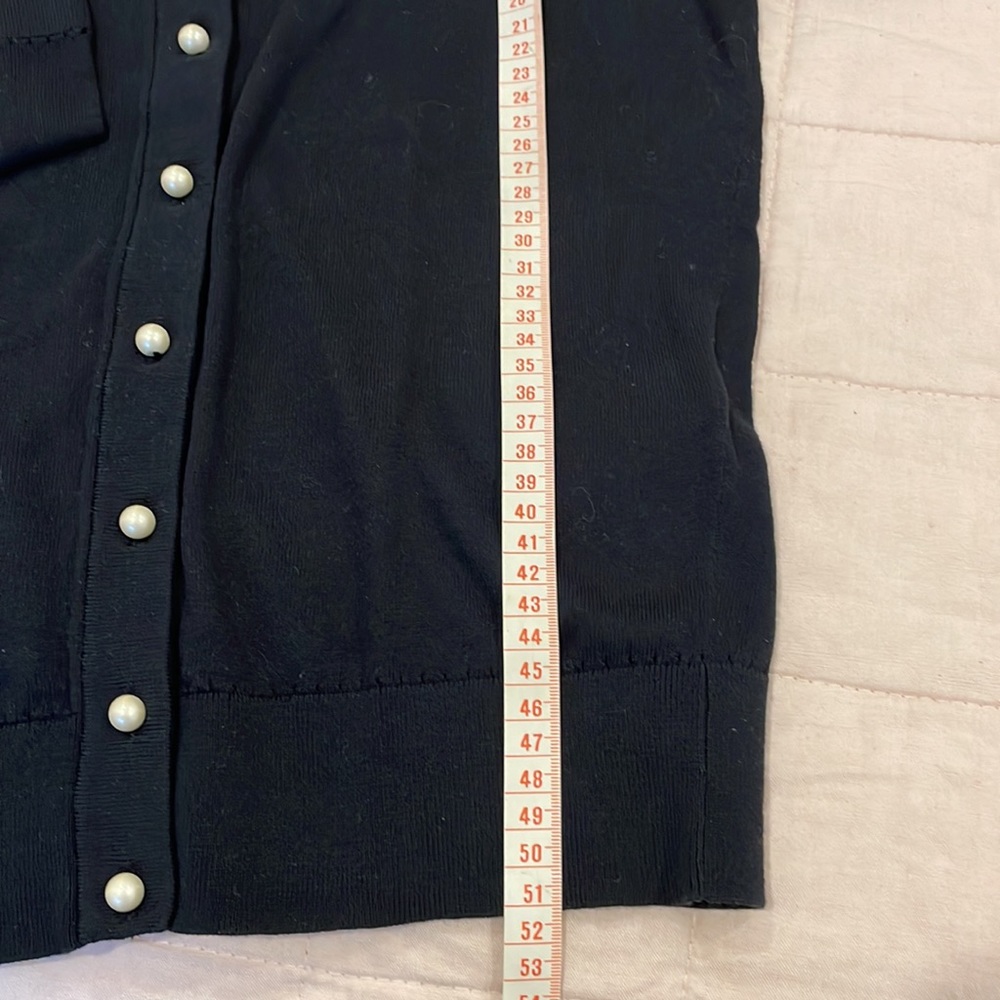Kate Spade, black cardigan. XS. - Picture 9 of 12